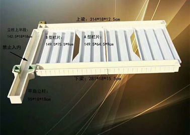 Chine Moules concrets extérieurs lisses de courrier de barrière, moules en plastique de barrière de ciment d'ABS fournisseur