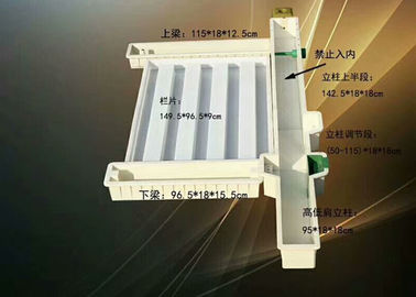 Chine Le panneau concret en plastique de barrière moule la résistance à l'abrasion de haute résistance extérieure douce fournisseur