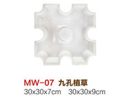 Chine Moules en plastique blancs de machine à paver d&#039;allée pour la longueur latérale 20cm de briques * taille 16cm société